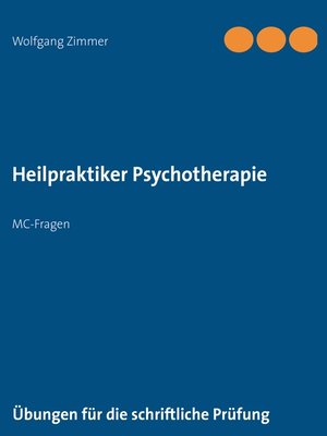 cover image of Heilpraktiker Psychotherapie
